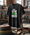 GYM MODE ON...Gym T-Shirt | Acid Wash Fitness Tee | Workout Motivation Shirt